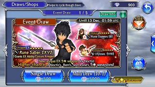 Dissidia Final Fantasy Opera Omnia | Noctis EX Weapon Summons! Tickets & Multi!!