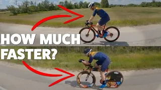 TRIATHLON BIKE vs ROAD BIKE (Exact Time Saving for Every Distance Race)