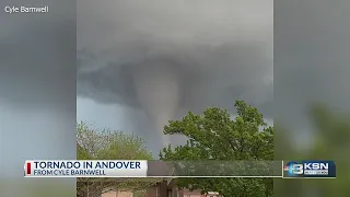Andover Auzo Manager Jason Knipp witnesses tornado