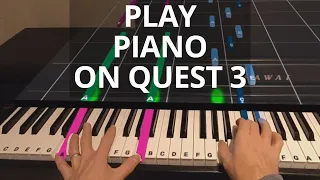 I Learned Piano On Meta Quest 3: PianoVision Review