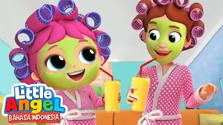 Senangnya Pergi Ke Salon Bersama Ibu! | Lagu Anak Sayang Ibu | Little Angel Bahasa Indonesia