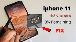 iPhone 11 0% Remaining On Charging! Charging stuck at 0% fix