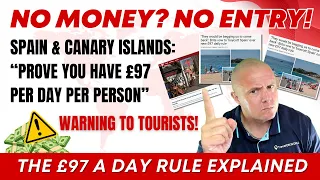 ⚠️Travel Alert! The £97 a day rule in Spain & Canary Islands | Let's show you the real Travel News!