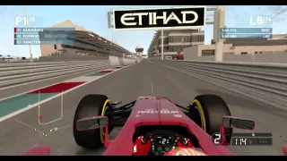 F1 2014 Game Abu Dhabi Kimi Raikkonen 25% Race Professional