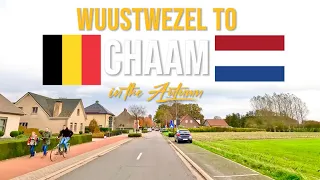 Driving in Belgium 🇧🇪 from Wuustwezel to Chaam in the Netherlands 🇳🇱 in November 2023.