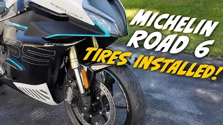 I Put Michelin Road 6 Tires On My CFMOTO 450SS