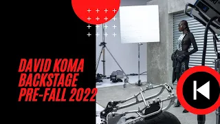 David Koma Backstage Pre-Fall 2022 #DavidKoma #backstage #PreFall22