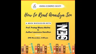 'How to Read Amartya Sen' by Lawrence Hamilton | A Book Discussion