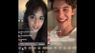 Camila Cabello & Shawn Mendes [Instagram Live] Señorita 21/06/2019