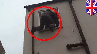 Bungling burglar: burglar jailed after he got stuck in a bathroom window - TomoNews