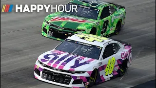 Denny Hamlin and Truex battle to close out Saturday's Dover NASCAR Cup Series Race