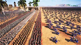 300,000 Cavalry Charge Vs Massive Shield Wall - Ultimate Epic Battle Simulator 2 UEBS 2