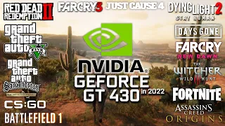 GeForce GT 430 in 2022 - Test in 15 Games