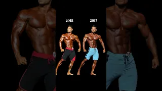 JEREMY BUENDIA 2017 MR OLYMPIA VS JEREMY BUENDIA 2018 MR OLYMPA #shorts