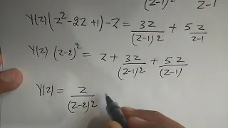 Difference Equation || Solution using  Z- transform || Part 3 || Dr. Abhishek || RSC