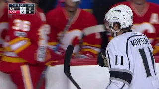 Anze Kopitar goal. Los Angeles Kings vs Calgary Flames 3/19/2017