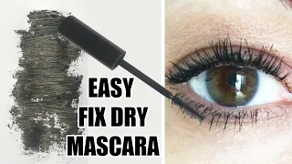 How To Fix Dried Mascara