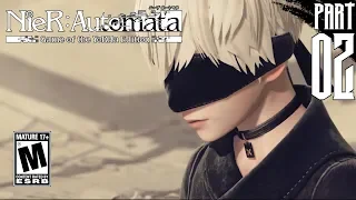 【NieR:Automata Game of the YoRHa Edition】 Route A Gameplay Walkthrough part 2 [PC - HD]