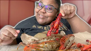 BLUE CRABS MUKBANG WITH PRISSY P