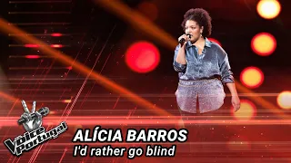 Alícia Barros - "I'd rather go blind" | Blind Audition | The Voice Portugal