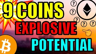 Top 9 Most EXPLOSIVE Cryptocurrency Coins for 2021! ETHEREUM POTENTIAL & Low Cap Altcoins!!!