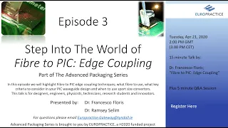 S1-E3 Fibre to PIC Edge Coupling