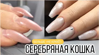 Серебряная кошка// Поднимаем клюющие ногти