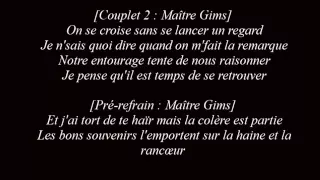 Maitre Gims – Je te pardonne Ft  Sia Paroles Lyrics