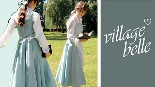 DIY sewing the village belle dress // beauty and the beast // made by me tutorial