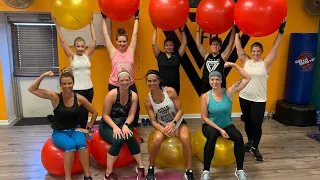 60 Minute - Stability Ball Kickboxing Bootcamp!