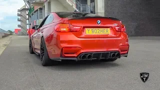 BMW M4 F82 Coupe With Akrapovic Exhaust System! REVS, Accelerations & More SOUNDS!