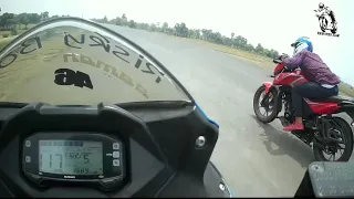 Gixxer Sf vs Hornet 160R Drag Race | Long Run