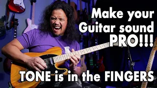 Make your Cheap Guitar sound PRO! | Tone is in the FINGERS | Glarry Guitar GTL