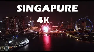 Сингапура за 1 минуту | Singapore 2018 4k DJI Mavic pro,  Drone Сингапур 2018