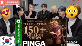 BTS Reaction to Bollywood songs || K-POP reaction Pinga reaction ||