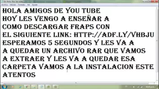 Como descargar e instalar Fraps  Full Español