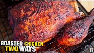 How To Roast  Chicken  In The Oven & On A Grill | Jerk Bbq | Cajun Rub | How To Bake Chicken In Oven