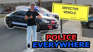 POLICE SHUT DOWN Massive Perth Car Meet and Defect Cars!
