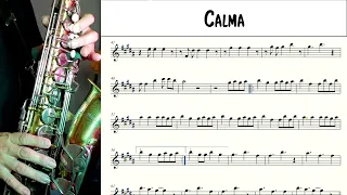 Calma - Partitura - Sax Alto - Sheet Music Sax/Calma Pedro Copó