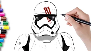 How To Draw A Storm Trooper||Step By Step||Star Wars-Draw see cute