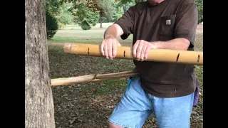 Friction Fire 4 Ways... Bamboo Fire Saw, Bow Drill, Hand Drill, Fire Roll (Oct 2019)