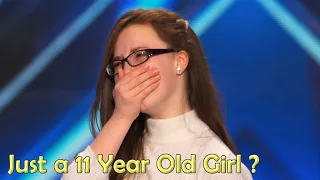 THIS 11 YO GIRL WOWs the JUDGES With Her INCREDIBLE Voice - JUDGES FLOORED