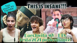 DAECHWITA - MV + BTS FESTA 2021 OT7 PERFORMANCE | REACTION!! (This was beyond our imagination)