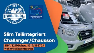 Challenger S194/S217GA bzw. Chausson S514/S697GA Slim Teilintegriert