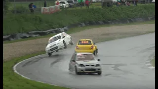 RX Rallycross Greinbach 2023 | Crashes Highlights and Mistakes ÖM CEZ