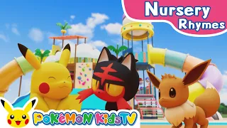 The More We Get Together | Nursery Rhyme | Kids Song | Pokémon Kids TV​