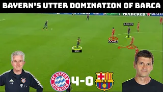 How Bayern Completely &Systematically Destroyed Barcelona | Tactical Analysis: Munich 4-0 Barcelona