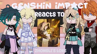 Genshin Iִֶָmpact Reacts To Zhongli's Lore | Gacha Club | Genshin Impact | 𓂃⊹ ִֶָ 5/5