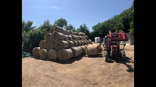 ZetorVlog-31-21/Zetor 7745/ vyproštění balíku  z křoví a svážení na kraj louky/GoPro H 9