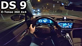 2022 DS 9 E-Tense 360 4x4 Rivoli | night POV test drive